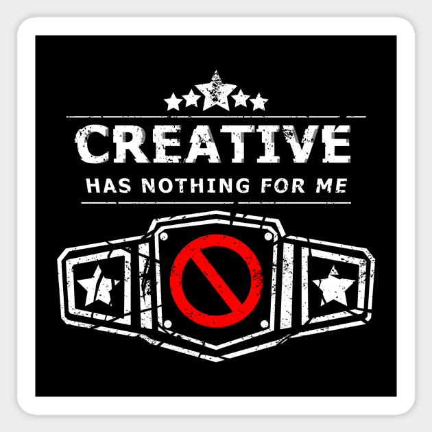 Creative Has Nothing For Me Sticker by ZeroMayhem